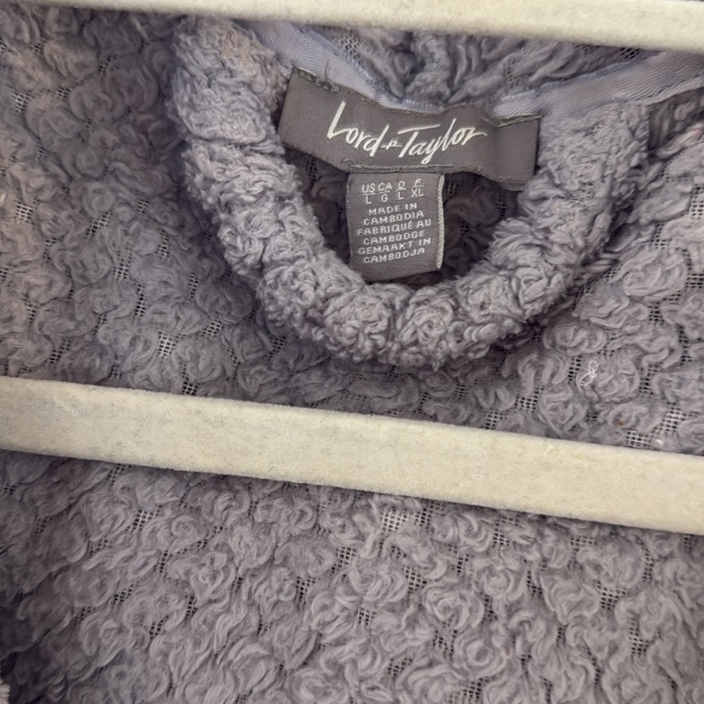 Lord & Taylor Textured Robe - Picture 2 of 5